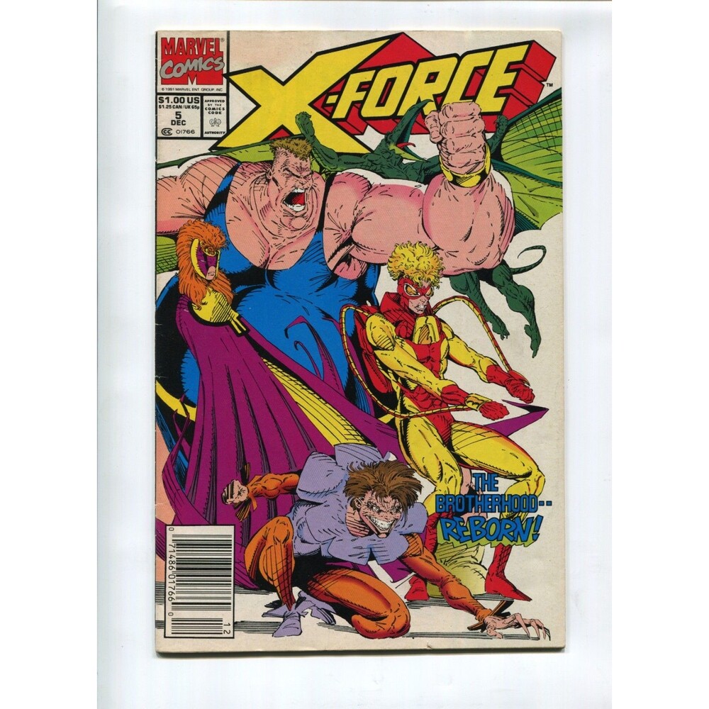 X-Force #5 4th Appearance of Deadpool Marvel Comics Newsstand